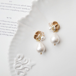gold flower×sizukuパール ﾋﾟｱｽ（ｲﾔﾘﾝｸﾞ）（122