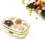 【再販】クリスマスの可愛いピルケース