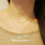 再販【RALULU.SHU】宝石質 エチオピア産 オパール マロン &ラウンド 2点 ネックレス
