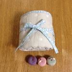 ふんわりふわっふわ✳︎６重ガーゼのガーゼケット✳︎light blue
