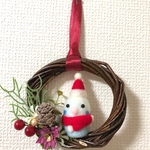 セキセイインコちゃんクリスマスリース⛄️