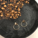 【再販】変形フープ❤︎小ぶりピアス