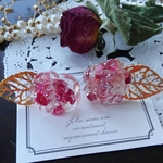 Rose rose～薔薇のピアス🌹～red