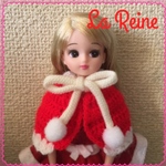再販！ クリスマス ケープ【リカちゃん・オビツ・ブライス】ドール用