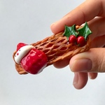 【sale】ストロベリーパイのヘアクリップ