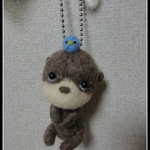 ＊かわうそくん　ボールチェーン吸盤付＊