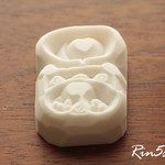 ハートな鼻ぺちゃくん　消しゴムはんこ