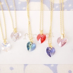 246*"for you"　8colors！ハートスワロフスキー　ネックレス　