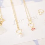 260*"for you"　simple♪　mini　ring　ネックレス　