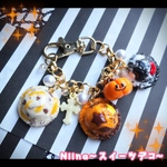 ハロウィンアイスのバッグチャーム(パンプキン)