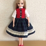 リカちゃん 童話風ワンピース