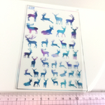 お値下げ中！(2枚入り)レジン封入シート～シカ～
