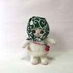 泥棒猫さん(クリーム、白)