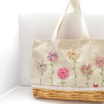 20%off  花かご＊トート　Ｌサイズ01