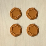 VINTAGE CAMEL ROUND DESIGN CABOCHONS