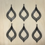 BLACK PLATE DROP DESIGN CHARM