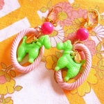 🍄ぷーどるふーぷの耳飾り🍄♡ピアス／イヤリング