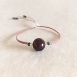 スターガーネット macramé ブレスレット