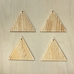 TRIANGLE WOOD DESIGN CHARM