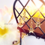 シンプル♡星とハートの可愛いピアス/イヤリング