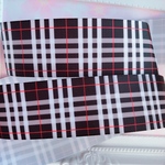 【8260】2m350円 38mm幅 グログランリボン チェック