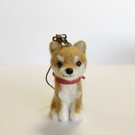 再販☆羊毛フェルト ストラップ 柴犬