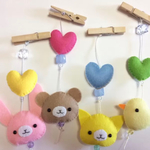 【受注製作】ベビーカー用 ＊ 動物マスコット