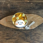 アフロ女の子カレーとスプーン 1/6ミニチュア ブライス リカちゃん ドールハウス   ドール シルバニア  