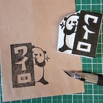 消しゴムはんこ★ワイロパンダ
