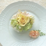 春色コサージュ     ＊yellow＊