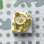 ＊クリスマス・雪だるまはんこ＊