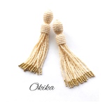 【数量限定】【感謝品】 Beads tassel ピアス