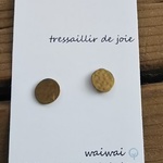 【真鍮】まるのピアス【waiwai】