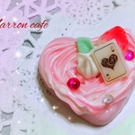ハート型♥いちごみるくクリームクッキー