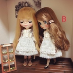 リバティ・コーデュロイワンピース【B】エプロン付き