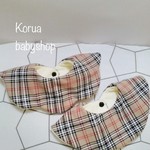 タータンチェックが可愛いスタイ♪お名前入れも可能♪