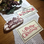 クリスマス🎄消しゴムはんこ
