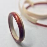 送料無料  木の指輪 パドックとトチ