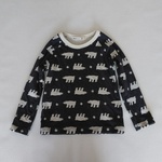 ラグランTシャツ　シロクマ