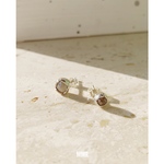 【一点物】シュガーダイヤモンド一粒ピアス/Sugar Diamonds Studs 