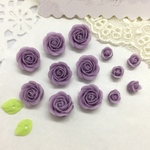 ローズ 手作り 材料  薔薇 パーツ 樹脂 粘土   ソイワックス 9
