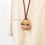 どこでも一緒♪ネックレス わん