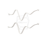 PDT-1586-MR【2個入り】ロングウェービーバーペンダント,Long Wavy Bar Pendant
