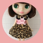 レオパードワンピース♡pink