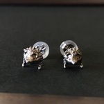 幸せを運ぶハリネズミのピアス