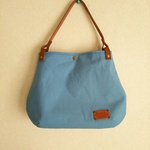 紀州11号帆布バッグ ペールブルー