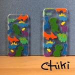 愉快なきょうりゅうiPhoneケース