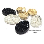 【再入荷】Druzy Classic・18pcs（アクリルカボション）
