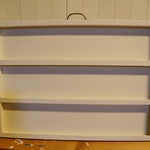 3段折り畳みシェルフ　60×43×3