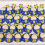 【ak様オーダー品】想いを伝える♪だるまさんお守り29【完成品】バレーボール